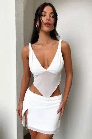 Tanaya Skirt - White