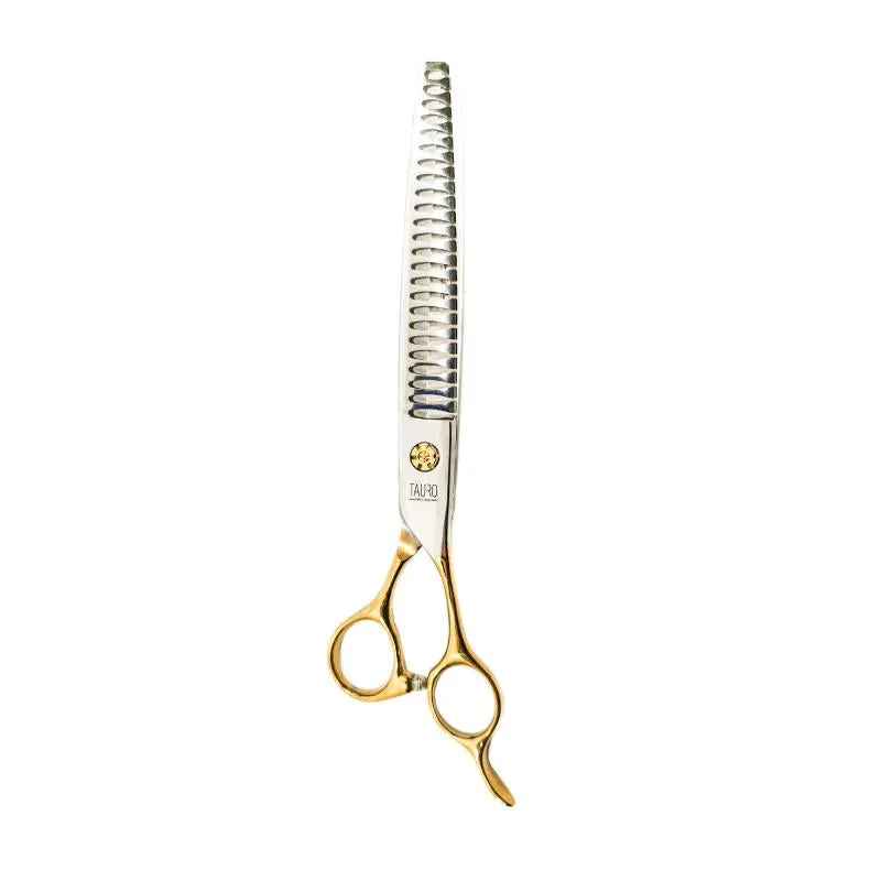 Tauro Pro Line Pro shear Chunker scissors Janita Plungė line, for the right-handed, 440c stainless steel, golden handles