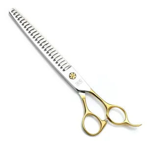 Tauro Pro Line Pro shear Chunker scissors Janita Plungė line, for the right-handed, 440c stainless steel, golden handles