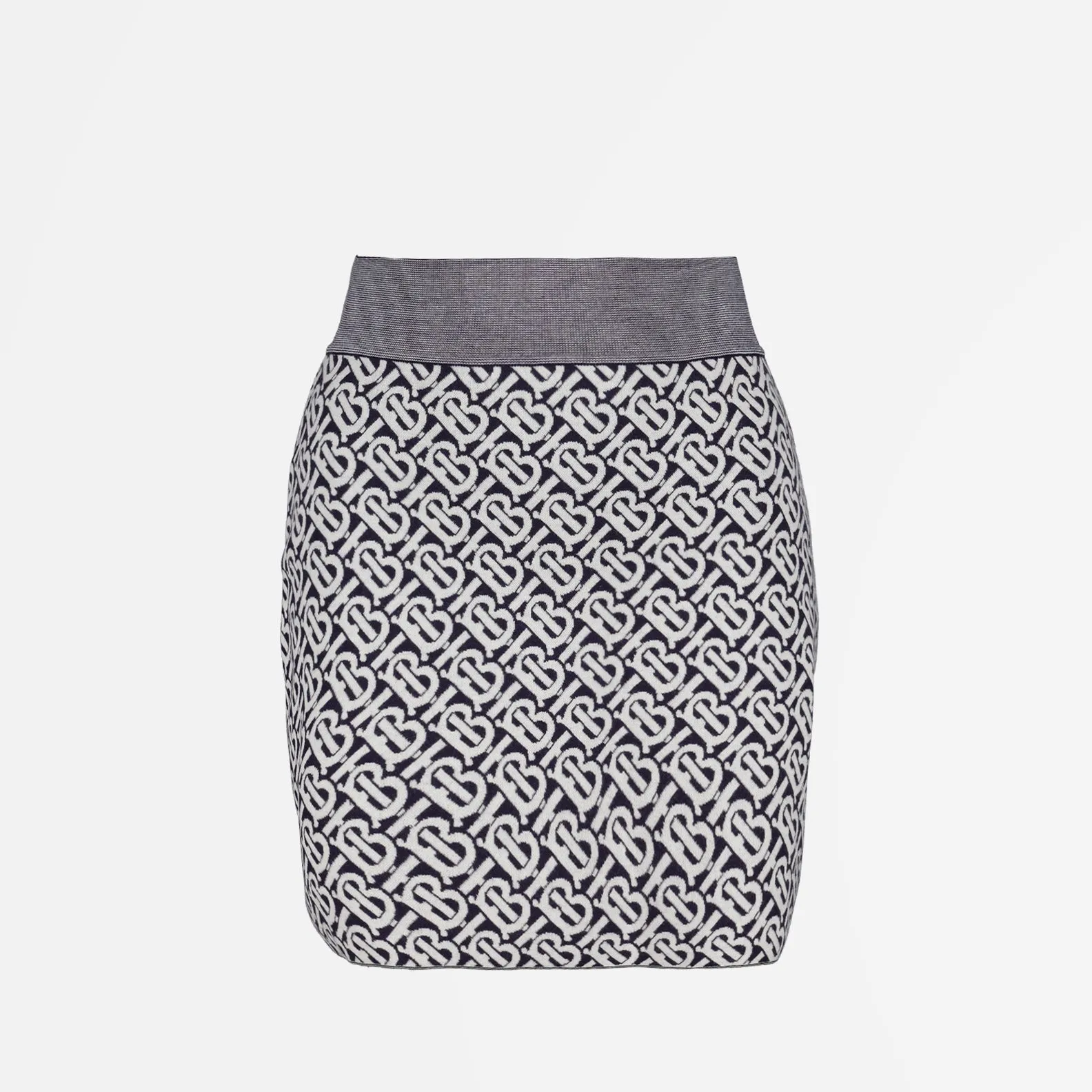 TB Monogram Pleated Skirt