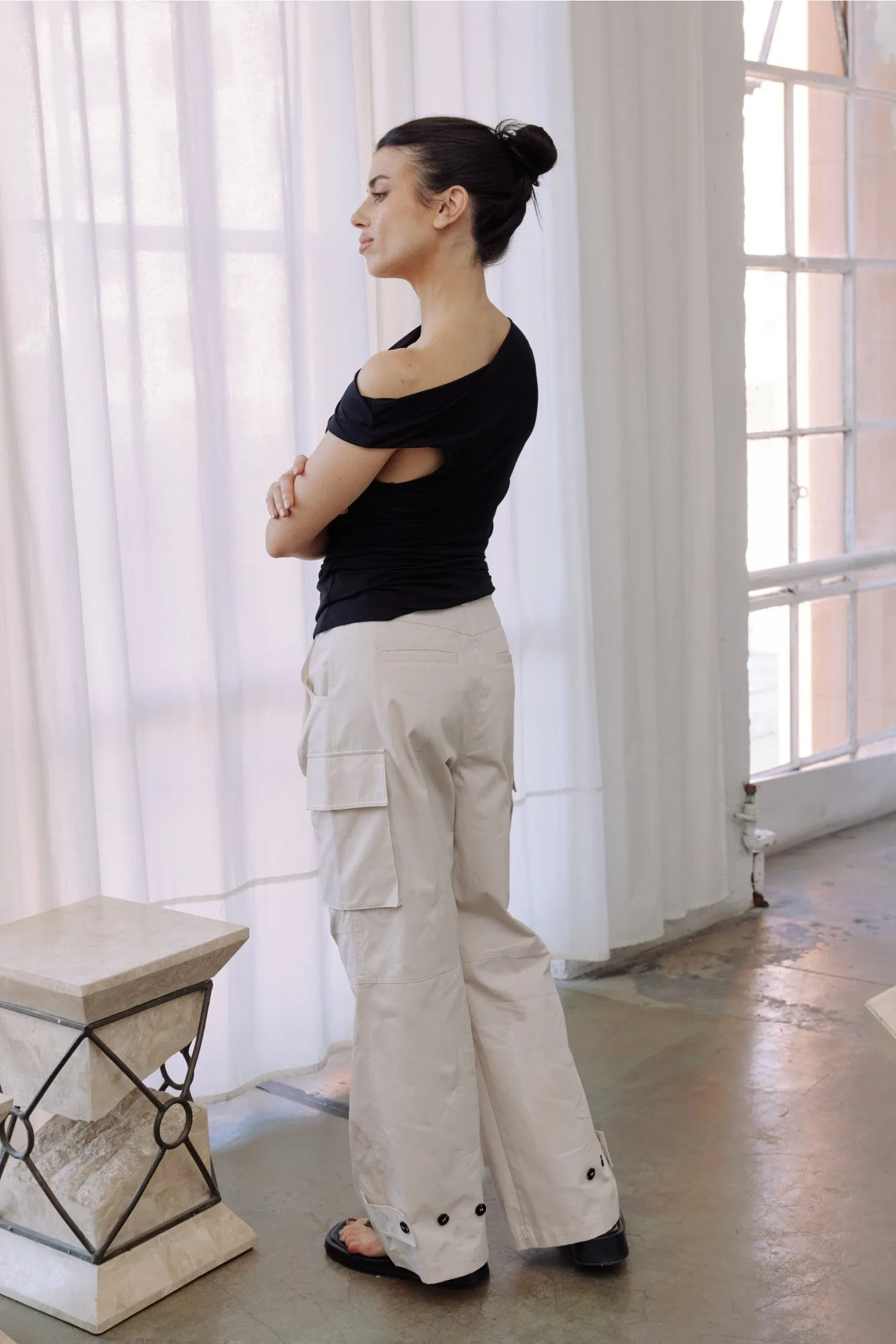 The Emilia Top in Black