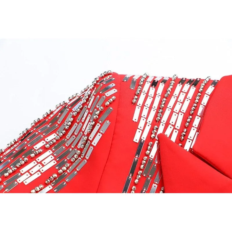 The Fireworks Long Sleeve Sequin Blazer