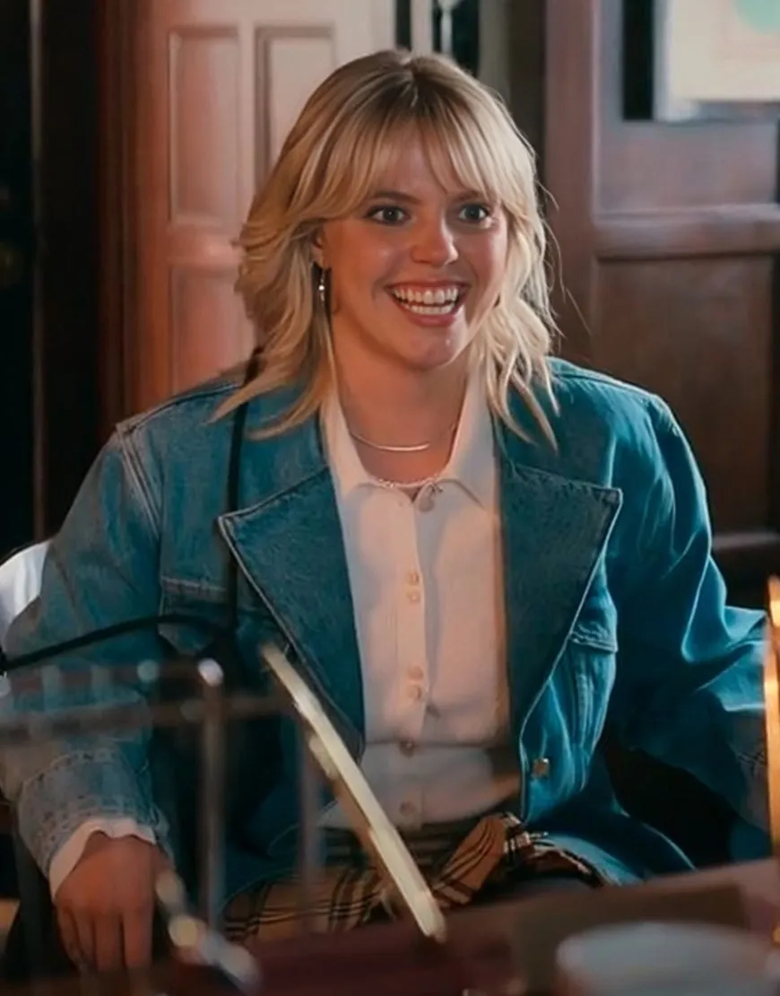 The Sex Lives of College Girls S03 Renee Rapp Denim Blazer