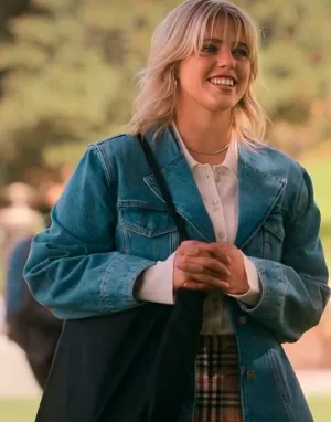 The Sex Lives of College Girls S03 Renee Rapp Denim Blazer