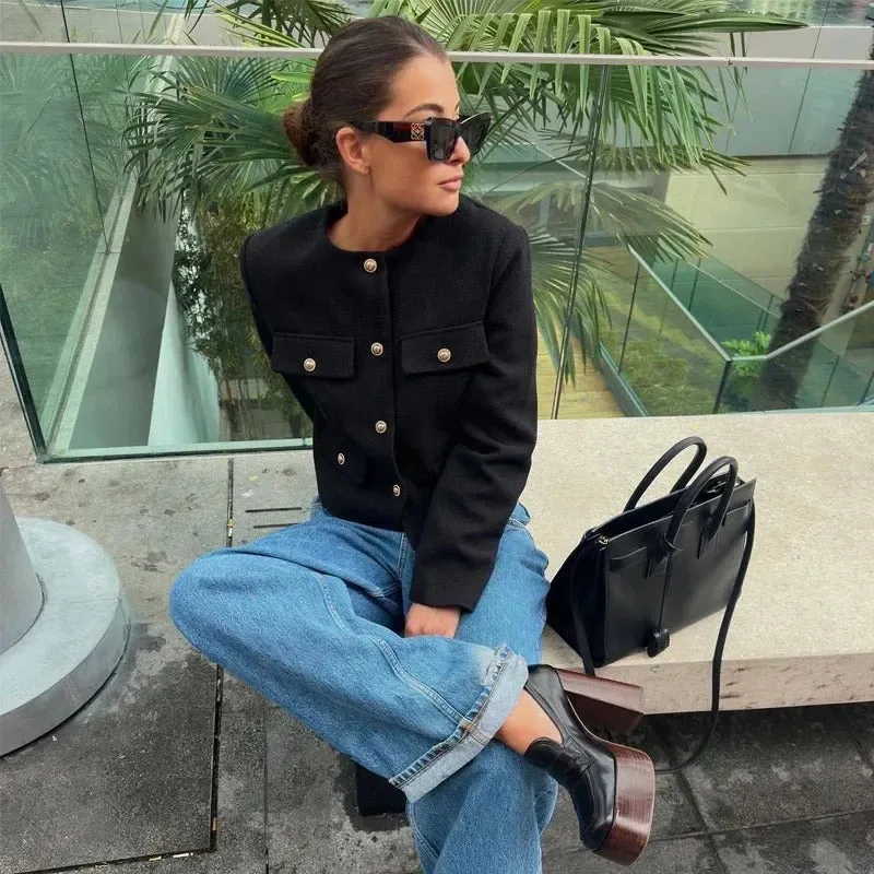 TIFFANY | ELEGANT SHORT BLAZER