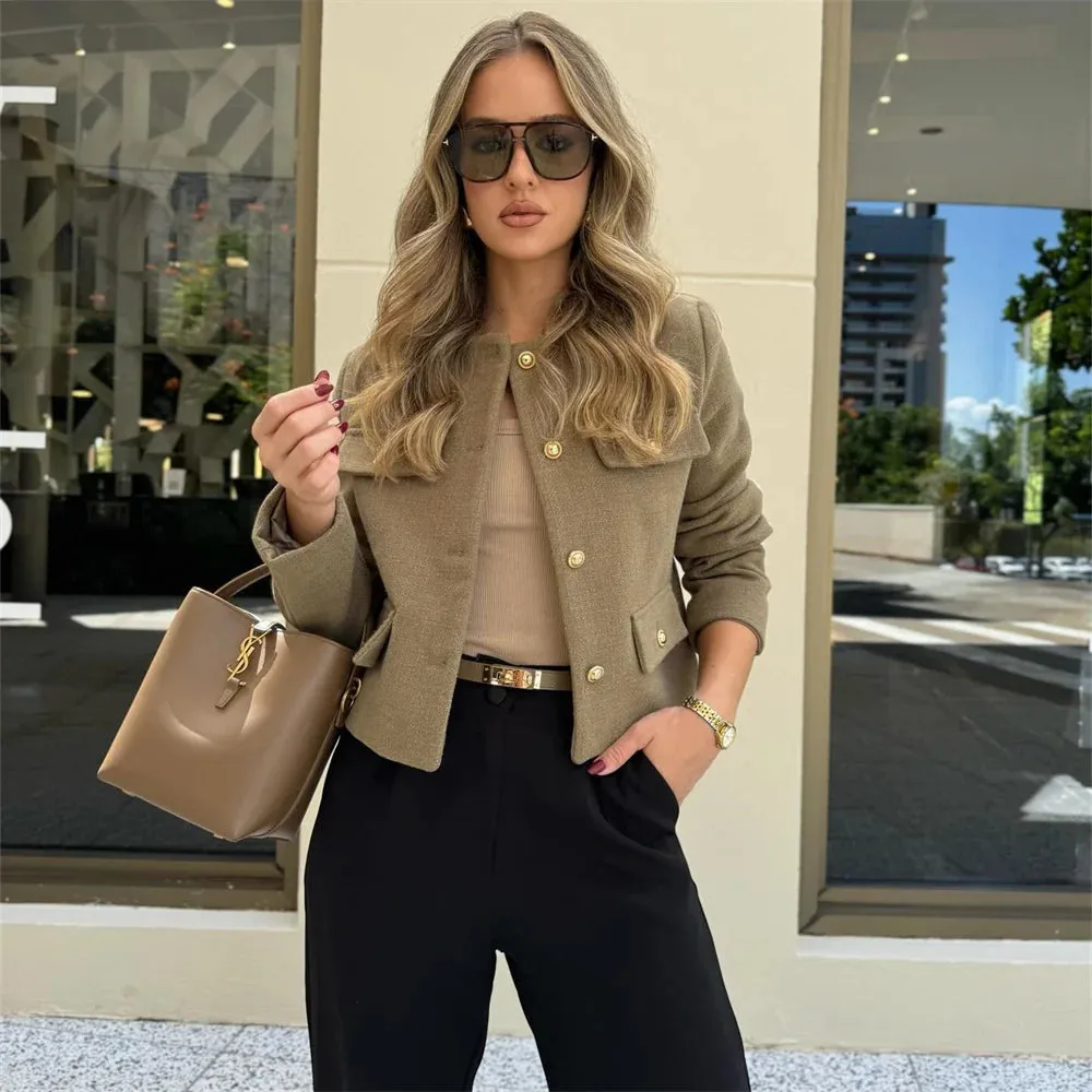 TIFFANY | ELEGANT SHORT BLAZER