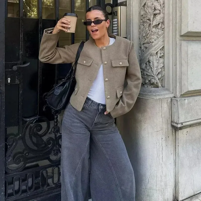 TIFFANY | ELEGANT SHORT BLAZER