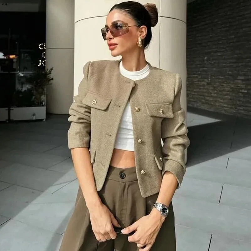 TIFFANY | ELEGANT SHORT BLAZER