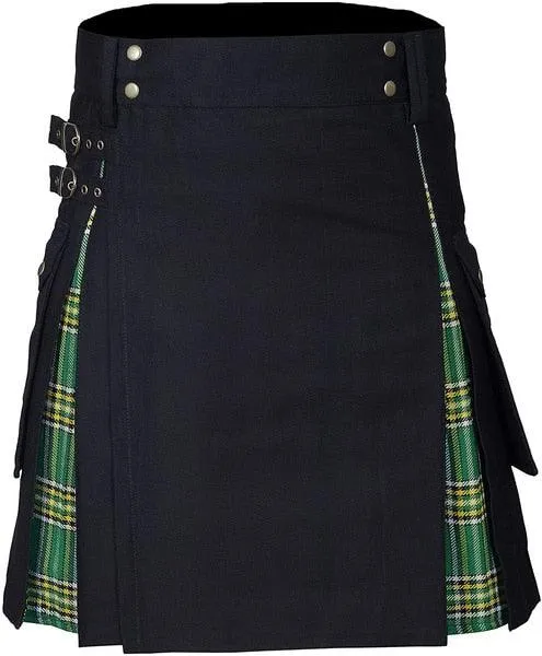 Utility Kilt Jeans Hybrid for Men - Featuring a Modern Twist on a Classic Scottish Design