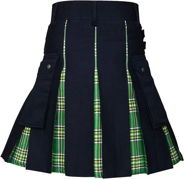 Utility Kilt Jeans Hybrid for Men - Featuring a Modern Twist on a Classic Scottish Design