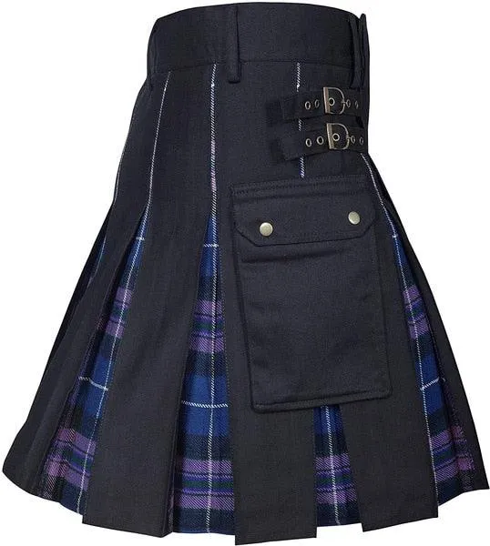 Utility Kilt Jeans Hybrid for Men - Featuring a Modern Twist on a Classic Scottish Design