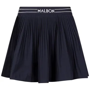 Valentina Pleated Skirt Navy