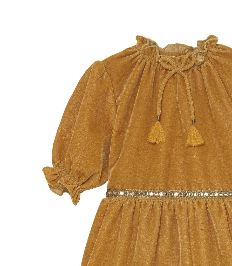 VELVETEEN - Carolina Honey Velvet Dress
