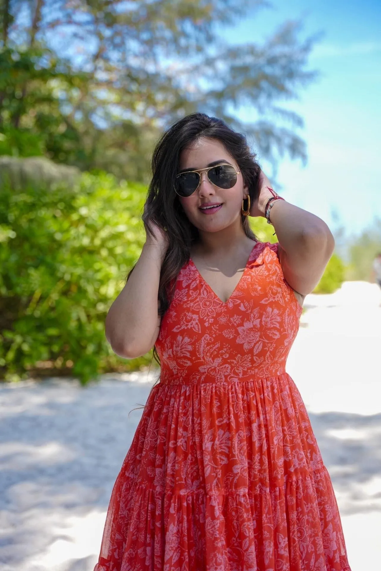 Vibrant Petal Maxi