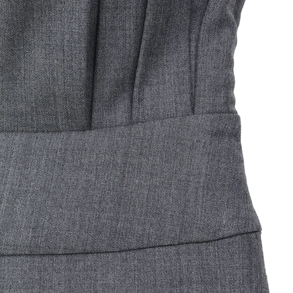Waist-Pleated Suit Pants