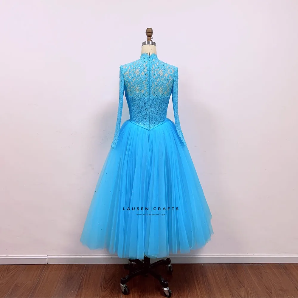 White Christmas Sisters Judy and Betty Haynes Blue Dress