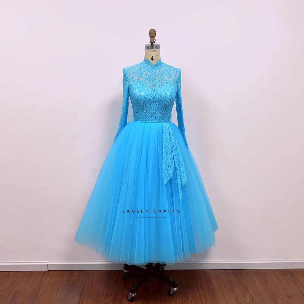 White Christmas Sisters Judy and Betty Haynes Blue Dress