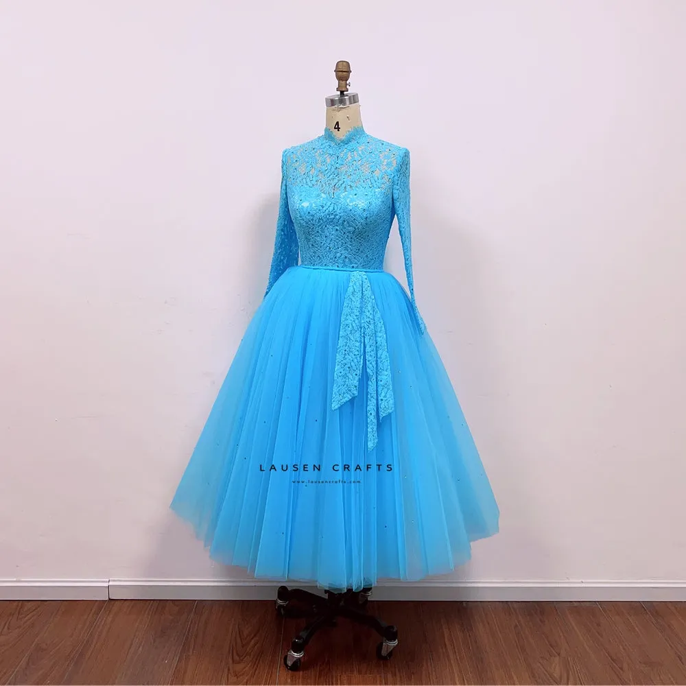 White Christmas Sisters Judy and Betty Haynes Blue Dress