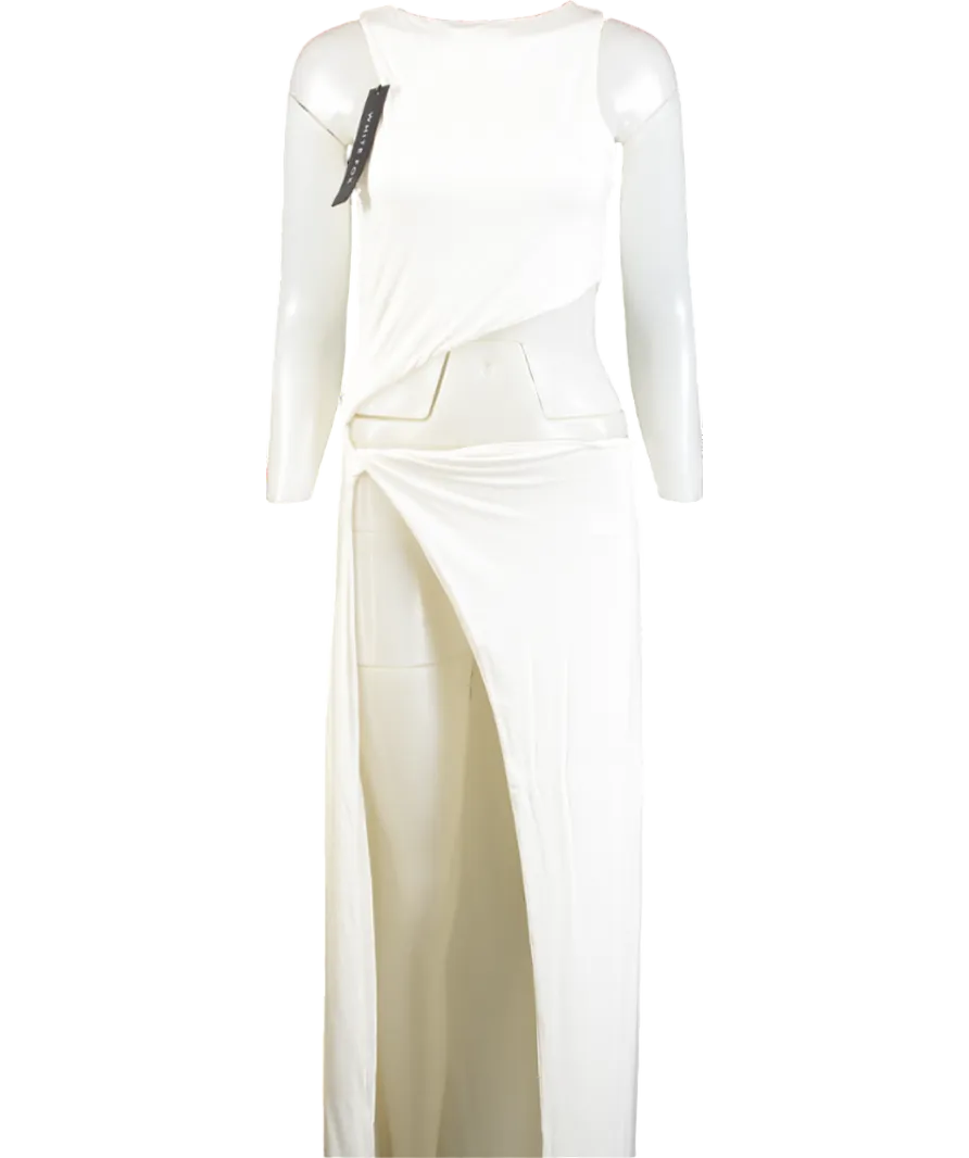 White Fox White 'is She Yours' Cut-out Maxi Dress UK L