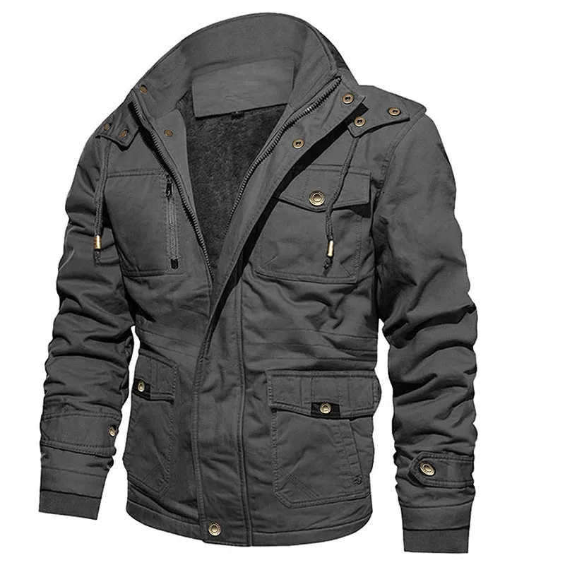 Winter Fashion with a Cotton Hooded Jacket- best winter jacket men