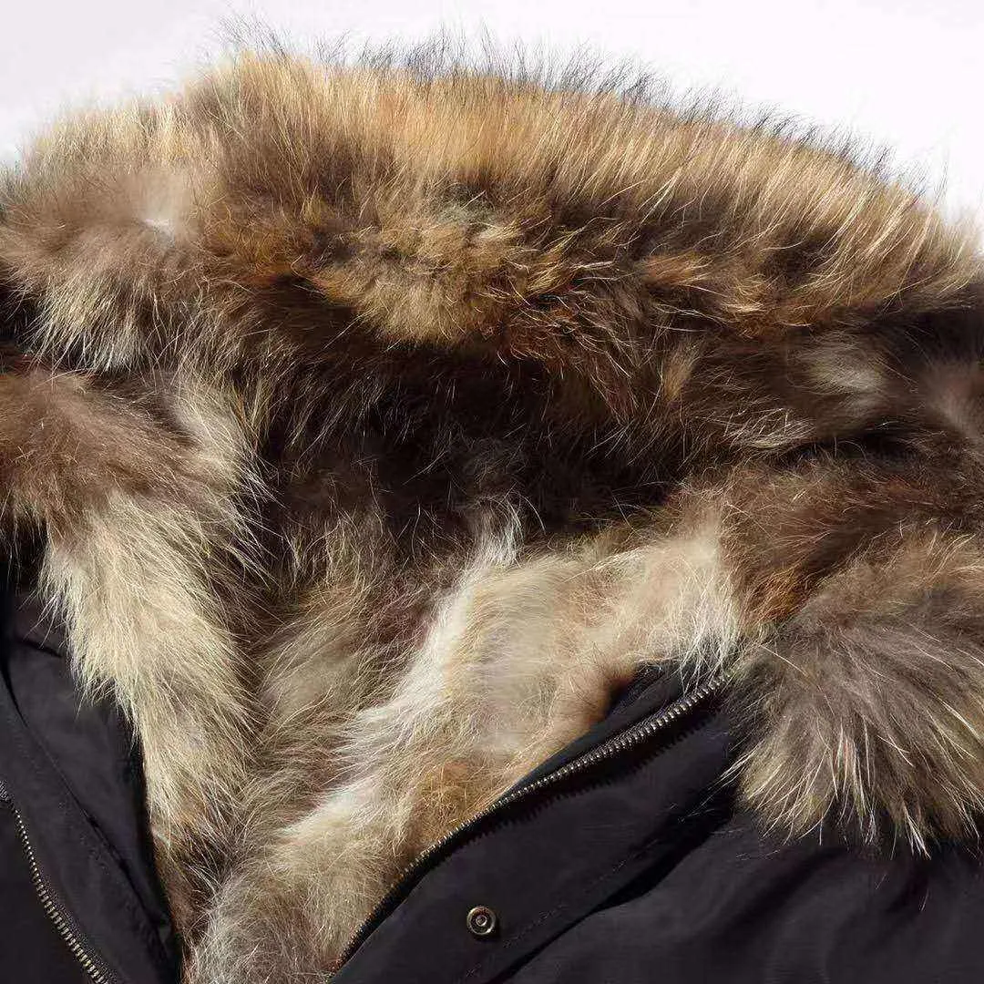 Winter warm coats Men's clothing Down Long Waterproof Coat