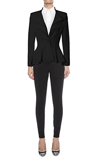 Women's Double Lapel Office Blazer