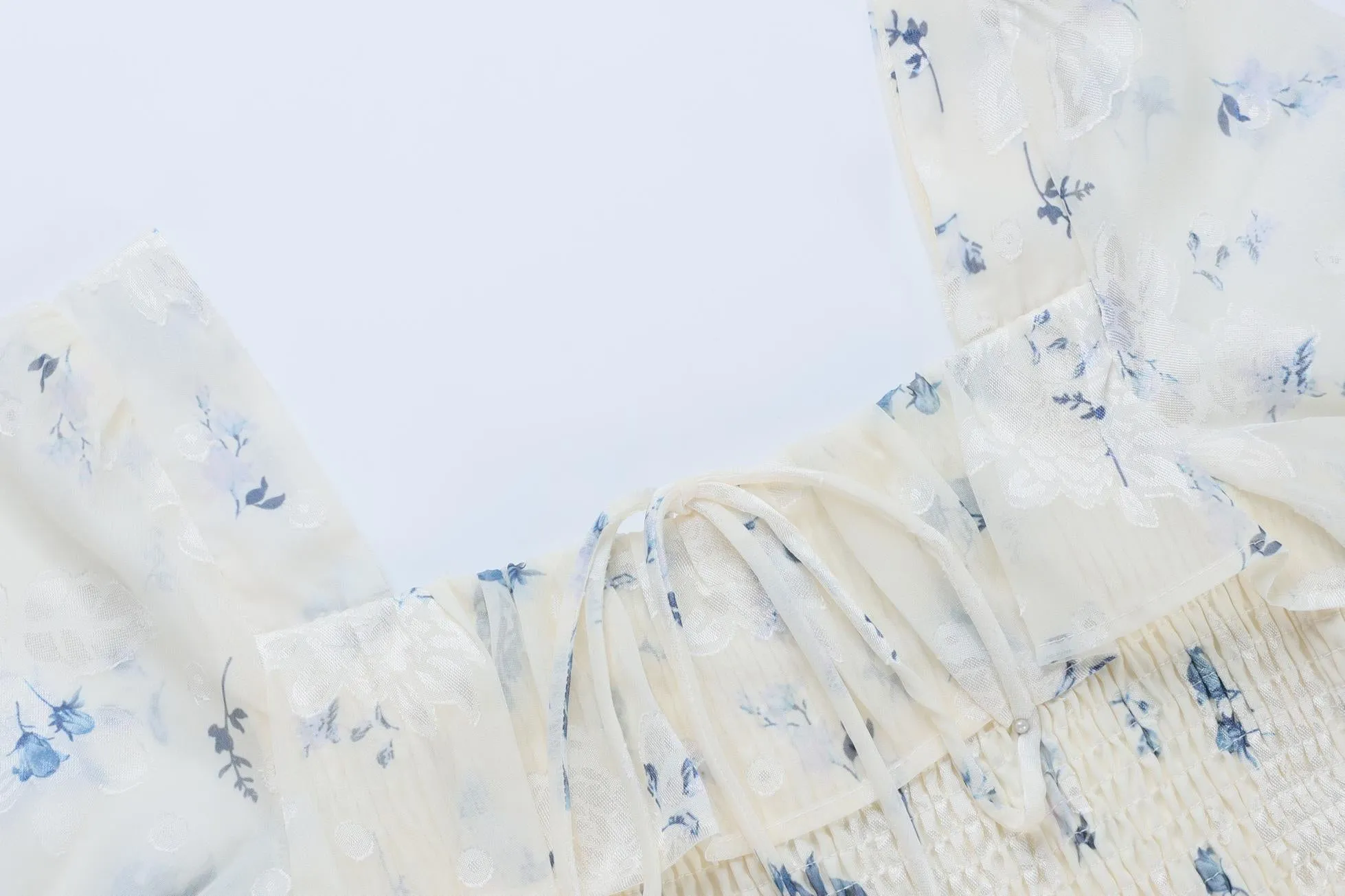 Women's Elastic-Waisted Floral Tea Tea Dress for Summer Fun