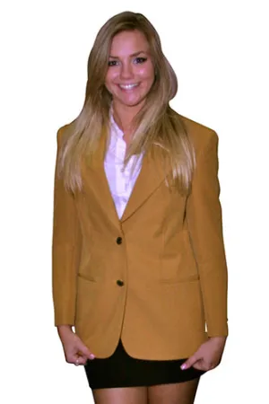 Women's Gold Blazer