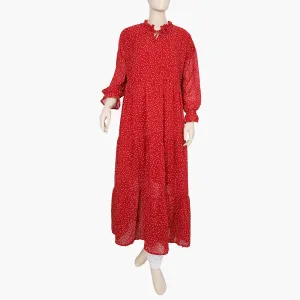 Women's Long Maxi - Red