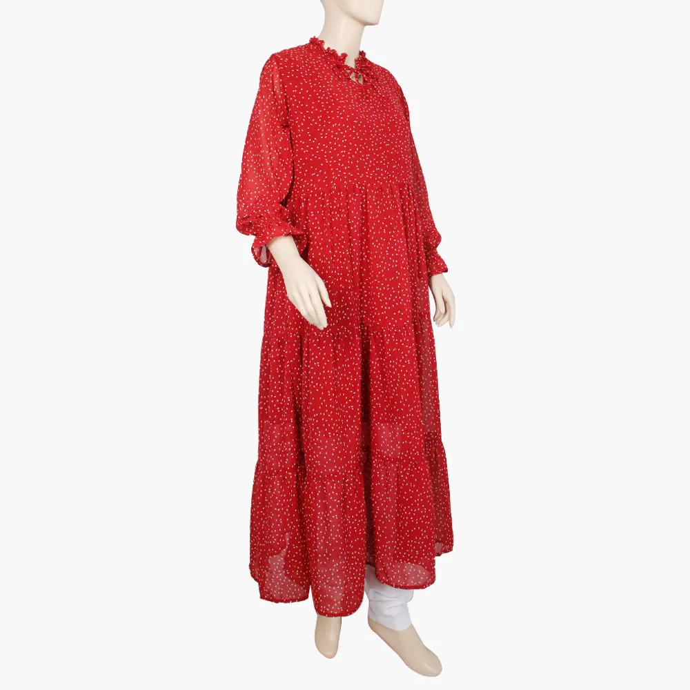 Women's Long Maxi - Red