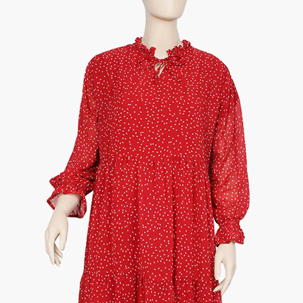 Women's Long Maxi - Red