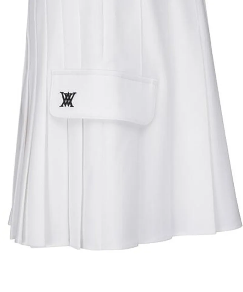 Women's Pleats Half Pants - White
