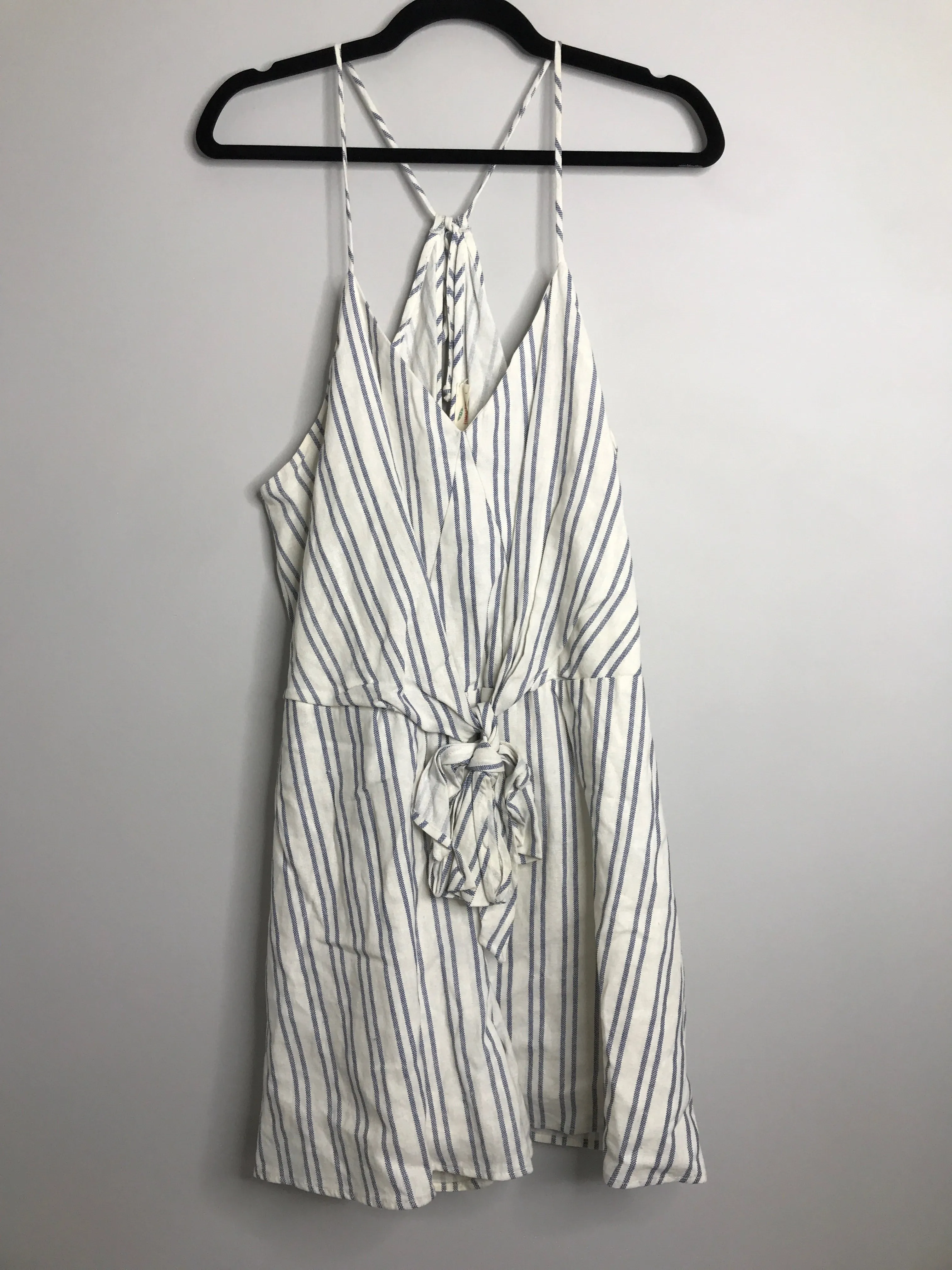 Womens Size Lg Misses White Hummingbird Romper