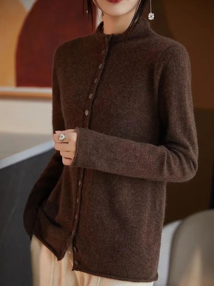 Wool Jacket Knitted Top Sweater
