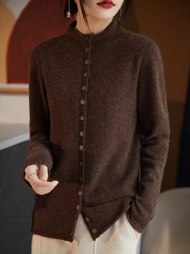 Wool Jacket Knitted Top Sweater