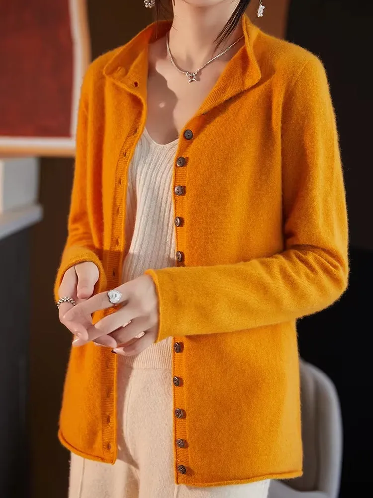 Wool Jacket Knitted Top Sweater
