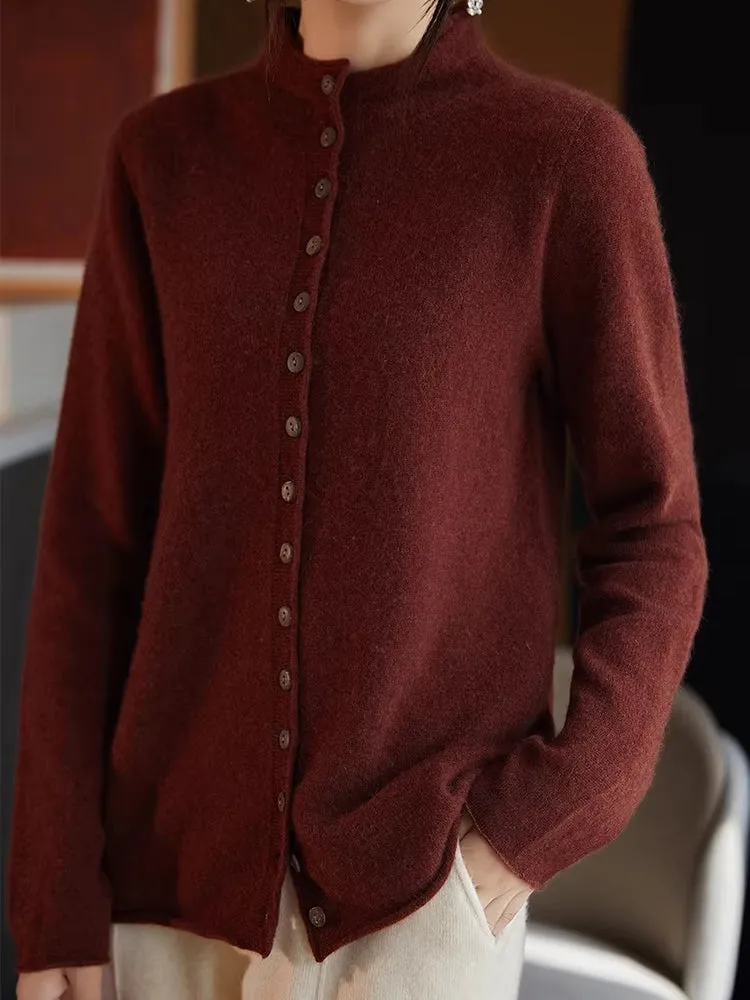 Wool Jacket Knitted Top Sweater