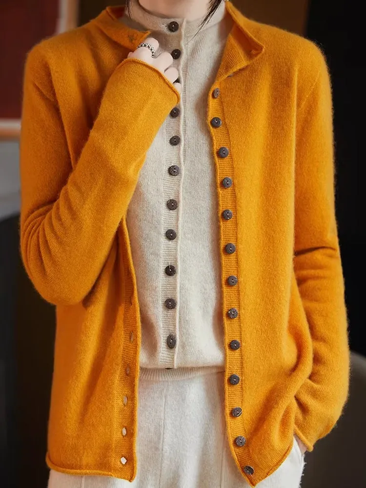 Wool Jacket Knitted Top Sweater
