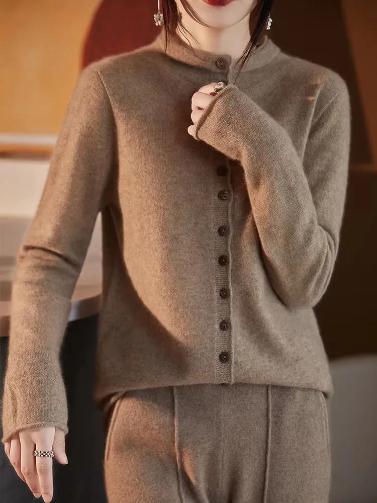 Wool Jacket Knitted Top Sweater