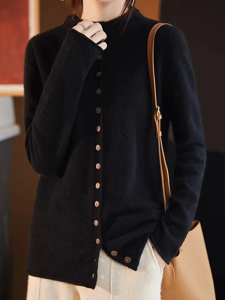 Wool Jacket Knitted Top Sweater