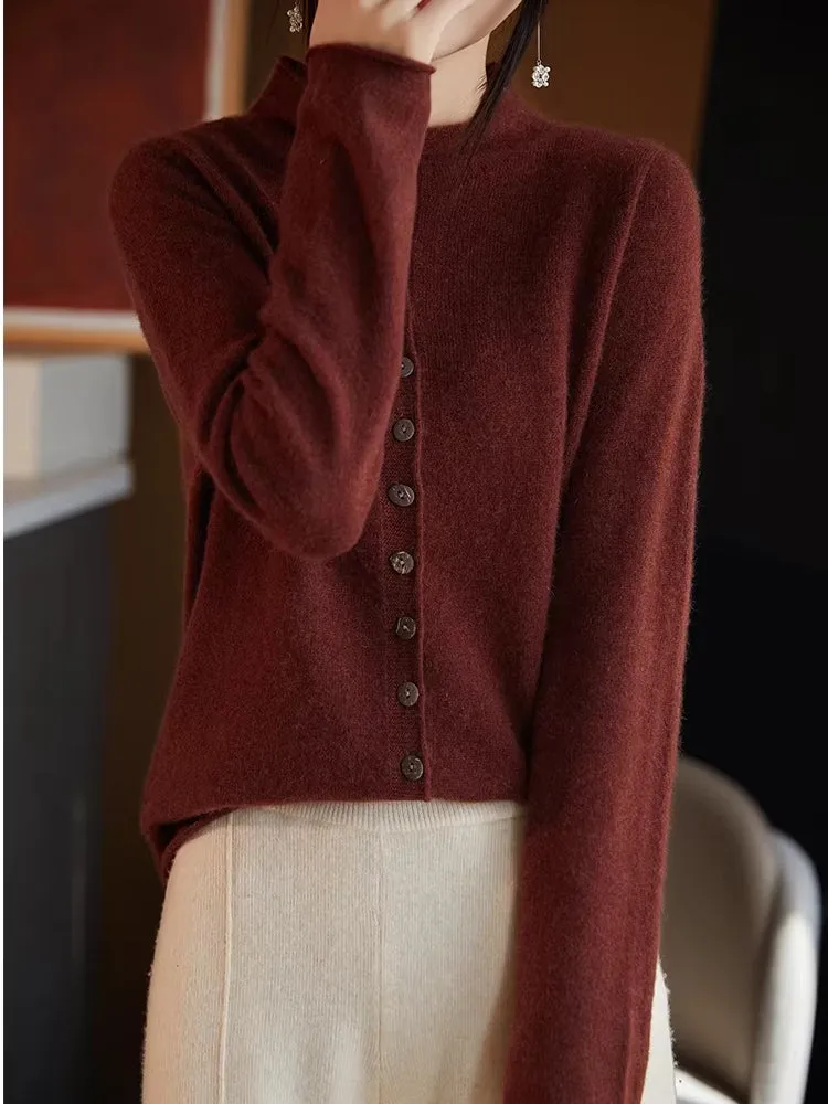 Wool Jacket Knitted Top Sweater