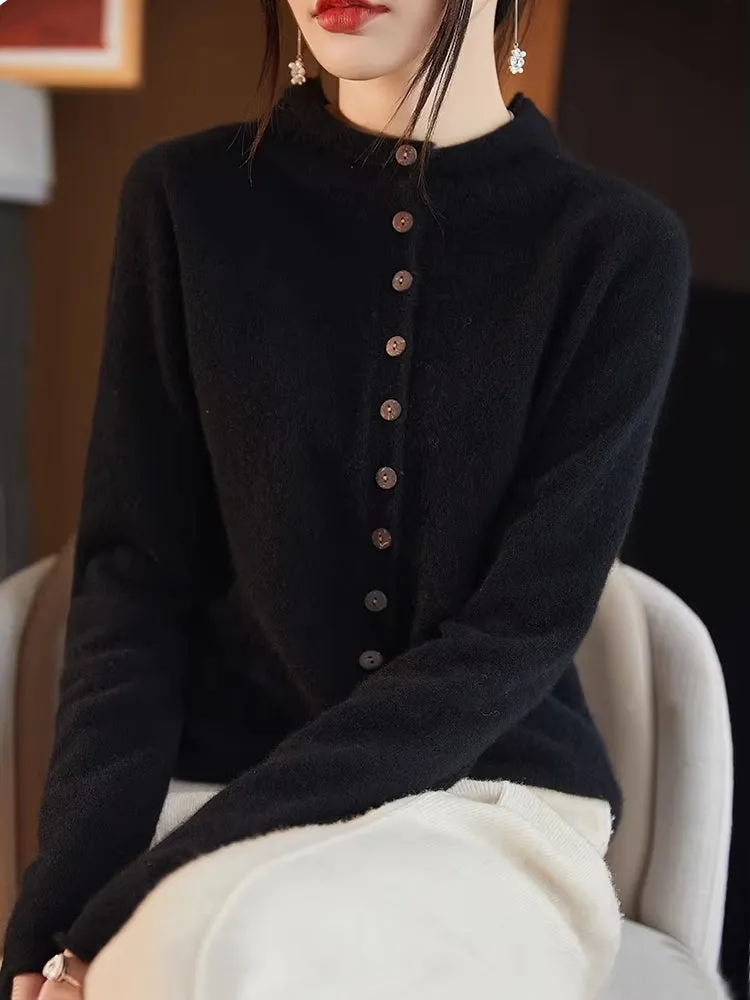 Wool Jacket Knitted Top Sweater
