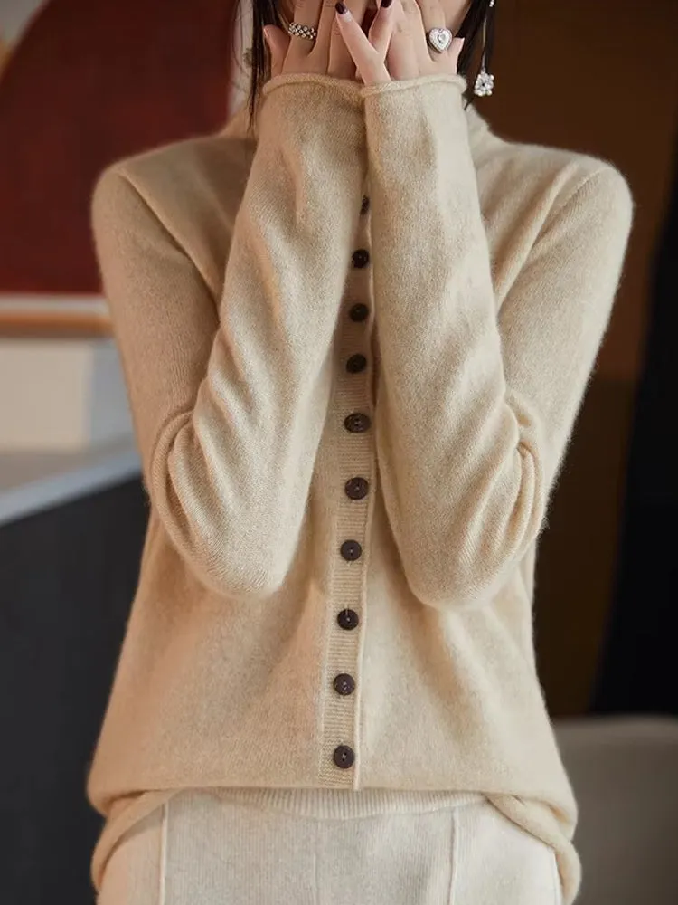 Wool Jacket Knitted Top Sweater