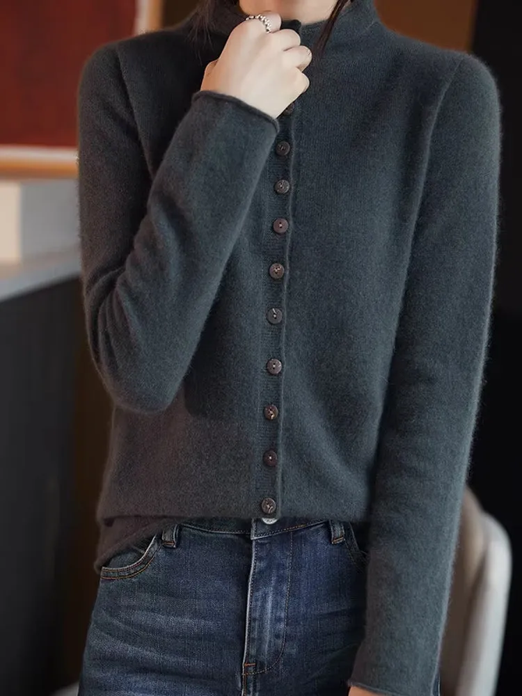 Wool Jacket Knitted Top Sweater