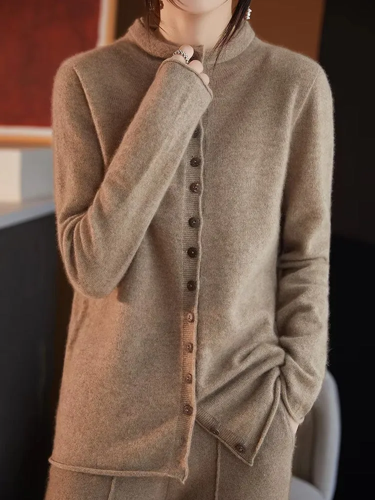 Wool Jacket Knitted Top Sweater