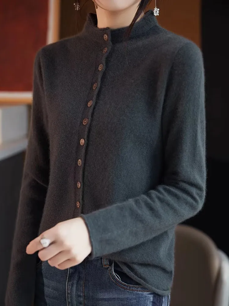 Wool Jacket Knitted Top Sweater