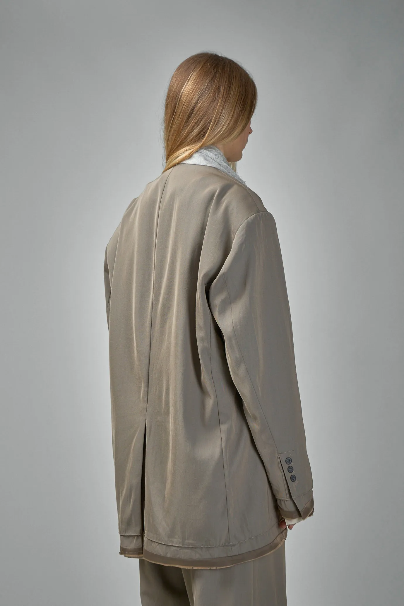 W/VI Stand Lapel Jacket