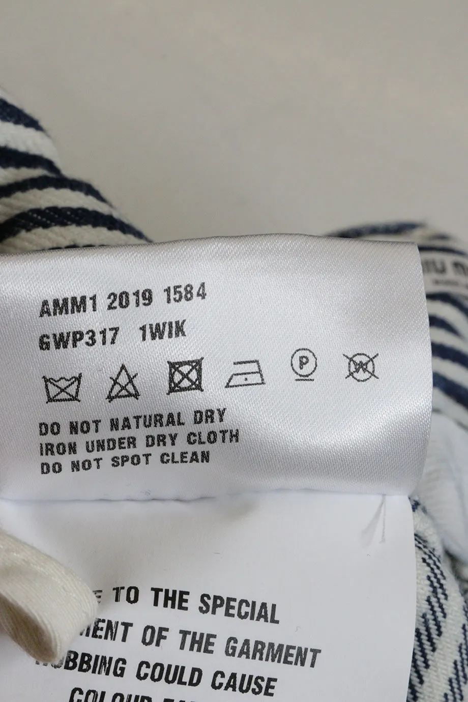 [WW23448] Miu Miu | Cropped Pants