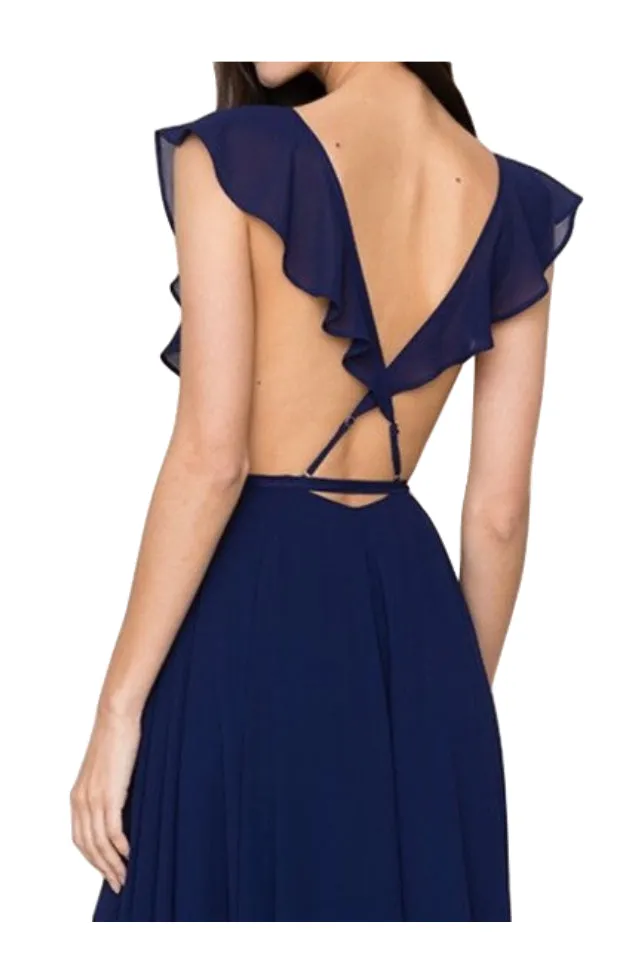 YUMI KIM Women's Navy Full Bloom Maxi Dress #DR18137m/268 NWT