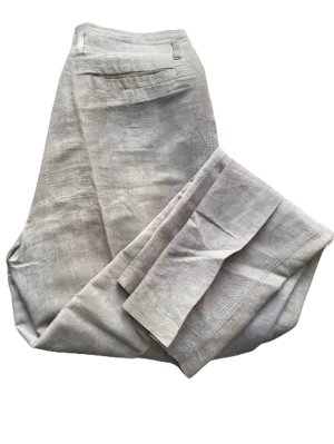 Z Cavaricci Grey Pleated Zipper Pants